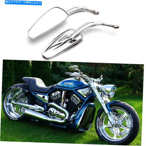 �N���[���p�[�c Harley Street Glide Road Glide Road King Susper�̂��߂�2�N�����I�[�g�o�C�̃~���[ 2 Chrome Motorcycle Mirrors For Harley Street Glide Road Glide Road King Softail�y���s�A���i�z