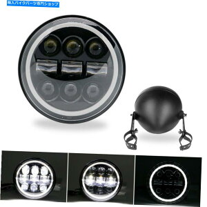 N[p[c 5 3/4 "5.75C`LEDvWFN^[wbhCgnC/[r[ñn[[Pbg 5 3/4" 5.75 inch Led Projector Headlight High/Low Beam Halo for Harley Rocket