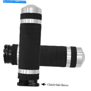 N[p[c Avon ChromeGANbVSSnhObv2008-2014n[[XbgoCC[ Avon Chrome Air Cushion SS Hand Grips for 2008-2014 Harley Throttle-by-Wire