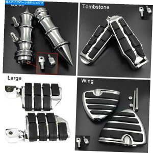 �N���[���p�[�c �z���_���t�җp���A�t�b�g�y�O1996-2015 / FURY VT1300CX 09-15 Large Rear Foot Pegs For Honda Rebel 250 CMX250C 1996-2015 / Fury VT1300CX 09-15�y���s�A���i�z