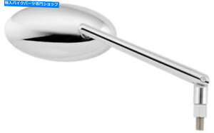 N[p[c Bikemaster Old School Tube Mirror Chrome KS-A46 BikeMaster Old School Tube Mirror Chrome KS-A46