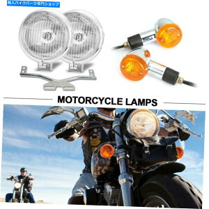 N[p[c n[[̂߂̋쓮X|bg̐MCgo[ʉ߂NI[goC Chrome Motorcycle Passing Driving Spot Fog Turn Signal Light Bar for Harley