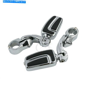N[p[c 32mmN[GAt[tbgyÕtbgXgw /Zpx̃}EgtBbgn[[ 32mm Chrome Airflow Foot Peg Footrest W/ Short Angled Mount Fit For Harley