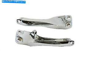 N[p[c V-Twinɂn[[_rbh\pN[qtbgyO}EgZbg Chrome Passenger Footpeg Mount Set for Harley Davidson by V-Twin
