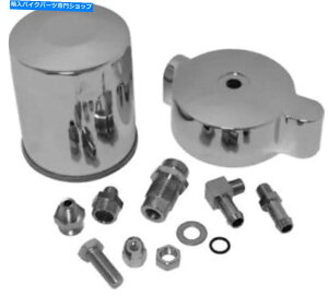 N[p[c tB^[ϊLbg14-059̃n[hhCuNXs Harddrive Chrome Spin On Oil Filter Conversion Kit 14-059