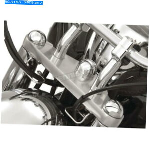 N[p[c Chrome Accessories DomedtH[NLbvJo[ - 55-128\ Show Chrome Accessories Domed Fork Cap Covers - 55-128