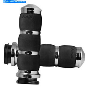 N[p[c GC{Obv - AIR-91tC - GANbVObvAN Avon Grips - AIR-91-FLY - Air Cushioned Grips, Chrome