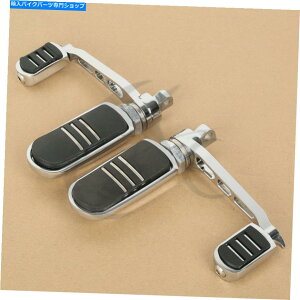 �N���[���p�[�c Heel Sportster XL 883 1200�̂��߂̃q�[���̈��Î��̃N�����t�b�g�y�O Chrome Foot Peg With Heel Rest Fit For Harley Sportster XL 883 1200�y���s�A���i�z