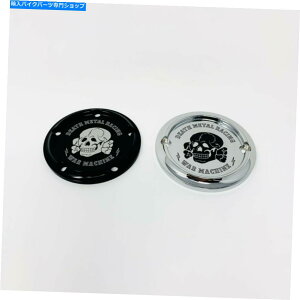 N[p[c NG{XJW /ԓ_΃Jo[i2z[j Chrome EVO SKULL W/ WAR MACHINE Ignition Cover (2 HOLE)