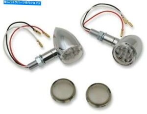 N[p[c hbONLED~jf[X}[J[CgbhW /NAX[NYpn[[ Drag Chrome LED Mini Deuce Marker Lights Red w/ Clear & Smoke Lens for Harley