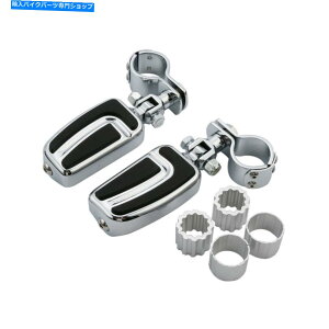 N[p[c 1 '' 1 1/4 '' 1 3/8 ''\ȍH_tbgyONv̓n[[c[Ô߂ɃtBbg 1'' 1 1/4'' 1 3/8'' Adjustable Highway Bar Footpeg Clamps Fit For Harley Touring