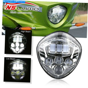 N[p[c NXJg[LOsXxKXn}[̂߂̃NLEDI[goC̃wbhCg Chrome LED Motorcycle Headlight For Victory Cross Country Kingpin Vegas Hammer