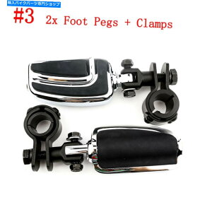�N���[���p�[�c Chrome 1 -1 1/4 harley touring us for Harley Touring�̂��߂̒����\�ȍ������H�̎��t���t�b�g�y�O Chrome 1-1 1/4 Adjustable Highway Mounting Foot Pegs Fit For Harley Touring US�y���s�A���i�z