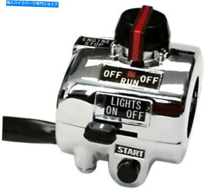 N[p[c KSre[WX^C/Cg/X^[gXCb`N K&S Vintage Style Run/Lights/Start Switch Chrome