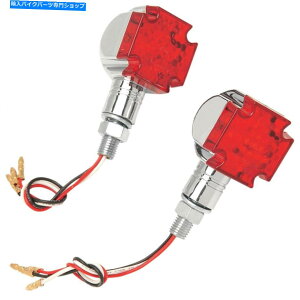 N[p[c G~SLED}^}[J[Cg - N/bh61-99155 EMGO LED MALTESE MARKER LIGHTS - CHROME/RED 61-99155