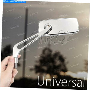 N[p[c NVbNEBO~[N[bL`u[^CgI[goC Classic- wing mirrors chrome plated rectangle blue-tinted motorcycle