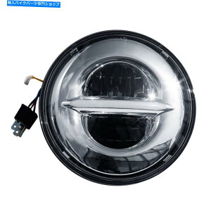 N[p[c 7 "n[[GNgOCh00-14ubNCp7" LEDvWFN^[tgwbhCgv 7" LED Projector Front Headlight Lamp For Harley Electra Glide 00-14 Blackline
