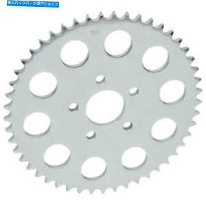 �N���[���p�[�c 730�`�F�[��86-99�n�[���[�̂��߂̃N����46�̎��̕���Ȍ㕔�փX�v���P�b�g���h���b�O Drag Chrome 46 th Tooth Flat Rear Wheel Sprocket for 530 Chain 86-99 Harley�y���s�A���i�z