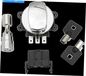 N[p[c 96-10n[[\tĝ߂̃hbOXyṼNCOjbVXCb`tH[NbNLbg Drag Specialties Chrome Ignition Switch & Fork Lock Kit for 96-10 Harley Softail