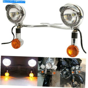 N[p[c ^[VOĩ^[VOiCgo[Davidson Softail Fatboy Flstf Chrome Passing Turn Signals Light Bar For Harley Davidson Softail FatBoy FLSTF Chrome