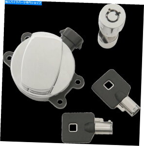 クロームパーツ ドラッグスペシャリティクロームイグニッションスイッチフォークロック11-17ハーレーソフトFLST Drag Specialties Chrome Ignition Switch With Fork Lock 11-17 Harley Softail FLST