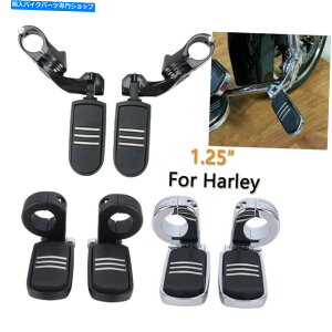 N[p[c n[[c[OGWK[ĥ߂̃I[goC1-1 / 4 "nCEFCNbVo[tbgyO Motorcycle 1-1/4" Highway Crash Bar Foot Pegs For Harley Touring Engine Guards