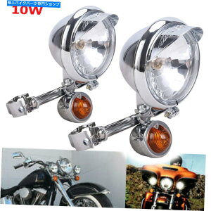 N[p[c sʉ߃X|bgtHO^[MCgo[Lbgn[[z_JTL Driving Passing Spot Fog Turn Signal Lights Bar Kit For Harley Honda Kawasaki
