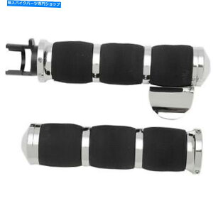 N[p[c GC{Obv - MT-IN-AIR-90C-B - Xbg{XtGANbVObvAN Avon Grips - MT-IN-AIR-90C-B - Air Cushioned Grips with Throttle Boss, Chrome In