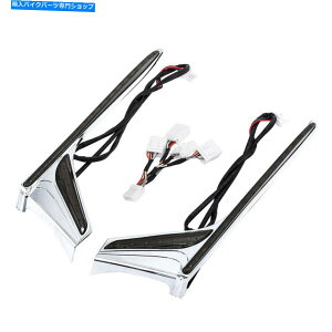 �N���[���p�[�c �z���_�S�[���h�E�B���OGL1800 12-17 F6B 13-17�̂��߂̃N�������ALED�����X�g���b�v�t�B�b�g Chrome Rear LED Vertical Strip Fit For Honda Goldwing GL1800 12-17 F6B 13-17