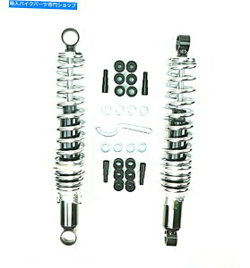 N[p[c 2fastmotoubNVbNAu\[o[AC - AC335mm 13.2 "W /fANXvO 2FastMoto Black Shock Absorbers Eye - Eye 335mm 13.2" w/ Dual Chrome Springs