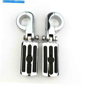 N[p[c Harley Davidson Tourinĝ߂̃GWK[hH̑̃yO Chrome 1.5 inch 1.5" Engine Guard Highway Foot Pegs For Harley Davidson Touring
