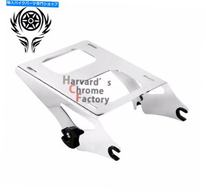 �N���[���p�[�c Harley Street Glide 2014-2017�̂��߂̃N�����̎��O���\�Ȏ��t���c�A�[�p�b�N���b�N Chrome Detachable Mounting Tour Pak Rack for Harley Street Glide 2014-2017 16�y���s�A���i�z