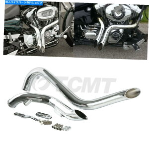 �N���[���p�[�c Chrome 1 3/4 Harley Sportster 1986-13 Touring 84-16�h���b�O Chrome 1 3/4 Pipes Exhaust Fit For Harley Sportster 1986-13 Touring 84-16 Drag�y���s�A���i�z