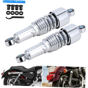 N[p[c Harley Road King flhp̂߂̃N10.5 "267mmAVbNAu\[o[TXyV Chrome 10.5" 267mm Rear Shocks Absorber Suspension For Harley Road King FLHP