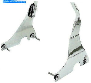 N[p[c HardDrive 86064dSissy BarTChv[gN HARDDRIVE 86064 Rigid Sissy Bar Side Plates Chrome
