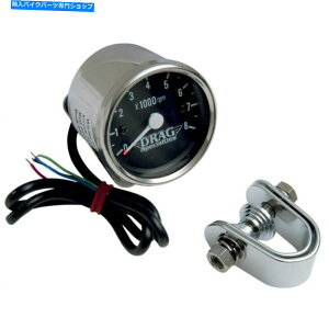 N[p[c hbOXyVeBN[/ubN~jdq8000 RPM^R[^[ Drag Specialties Chrome/Black Mini Electronic 8000 RPM Tachometer For Harley
