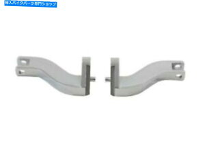 N[p[c Chromeq̃yO̓n[[_rbh\c[O93-16̂߂̃uPbg Chrome Passenger Foot Peg Mounts Brackets for Harley Davidson Touring 93-16