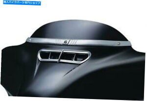 N[p[c NLCN[gCobgEBOtFAOtgKXgbvgANZgn[[2631 Kuryakyn Chrome Tri Line Batwing Fairing Windshield Top Trim Accent Harley 2631