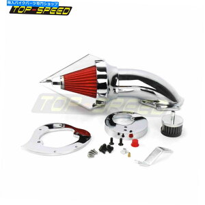 N[p[c Honda VTX1300 VTX 1300 1986-2012̂߂̃NI[goCXpCNGAN[i[ێ Chrome Motorcycle Spike Air Cleaner Intake For HONDA VTX1300 VTX 1300 1986-2012