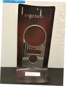 N[p[c NOS Legends Chrome DashJo[Grooved Design Harley Davidson Large Speedo USAI NOS LEGENDS CHROME DASH COVER GROOVED DESIGN HARLEY DAVIDSON LARGE SPEEDO USA!