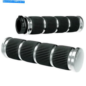 �N���[���p�[�c �A�[�����l�X�����O���[�_�[�t���[�W�����O���b�v�N������07-312�n�[���[�_�r�b�h�\�� Arlen Ness Ring Leader Fusion Grips Chrome #07-312 Harley Davidson