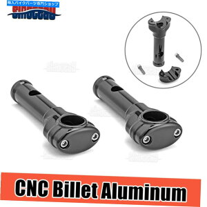 �N���[���p�[�c Chrome 6 ''�n���h���o�[���C�U�[�N�����v�̂��߂̃N�����v�̂��߂̃N�����v�̂��߂̃N�����v Chrome 6'' Handlebar Risers Clamp For Harley Dyna Fat Bob Street Bob Low Rider S