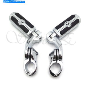 N[p[c Chrome 2.5 "Short Foot Peg Kit 1.25" Softail Deluxe FlstnpGWK[h Chrome 2.5" Short Foot Peg Kit 1.25" Engine Guard For Softail Deluxe FLSTN