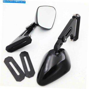 N[p[c 99-12ؑGSX 1300RpubNi_ChAr[~[ Black High Quality Diamond Rearview Mirrors For 99-12 Suzuki Hayabusa GSX 1300R