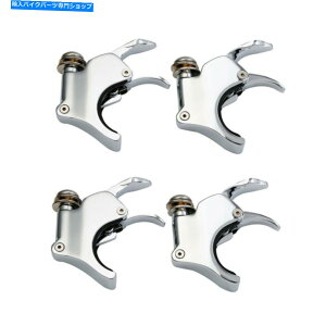 N[p[c 39mm / 41mm / 49mmNtgKX̃tgEBhXN[NvtBbgn[[_CiFXDWG 39mm/41mm/49mm Chrome Windshield Windscreen Clamps Fit For Harley Dyna FXDWG