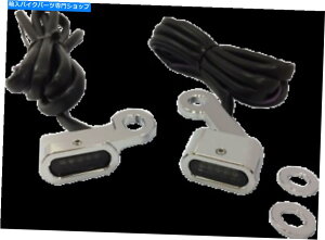 N[p[c Drag Specialties 2040-2137 LED}[J[CgN[/X[N/Ao[n[[ Drag Specialties 2040-2137 LED Marker Lights Chrome/Smoke/Amber Harley