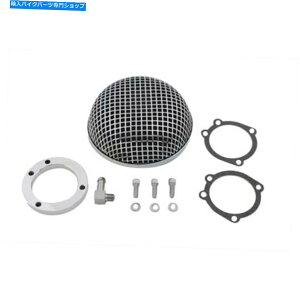 N[p[c V-Twin ChromeEhbVGAN[i[n[[CVJuXX|[cX^[_Ci\tg V-Twin Chrome Round Mesh Air Cleaner Harley CV Carbs Sportster Dyna Softail