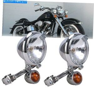 N[p[c n[[jo[T̂߂̃X|bgtHO^[MCgv Motorcycle Driving Passing Spot Fog Turn Signal Light Lamp For Harley Universal