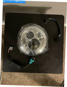 N[p[c 7 "LEDvWFN^[fC[J[NwbhCgn[[Xg[gOCh\tgFLHX F 7" LED Projector Daymaker Chrome Headlight Harley Street Glide Softail FLHX F