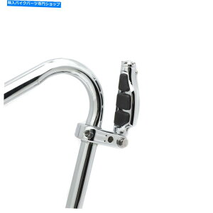 �N���[���p�[�c Honda Goldwing GL180�p�N���[���n�C�E�F�C�X�e�B���b�gP�N�����v�t�b�g�y�O�N�����v�L�b�g1.25 " Chrome Highway Stiletto P-Clamp FootPeg Clamp Kit 1.25" For Honda GoldWing GL180